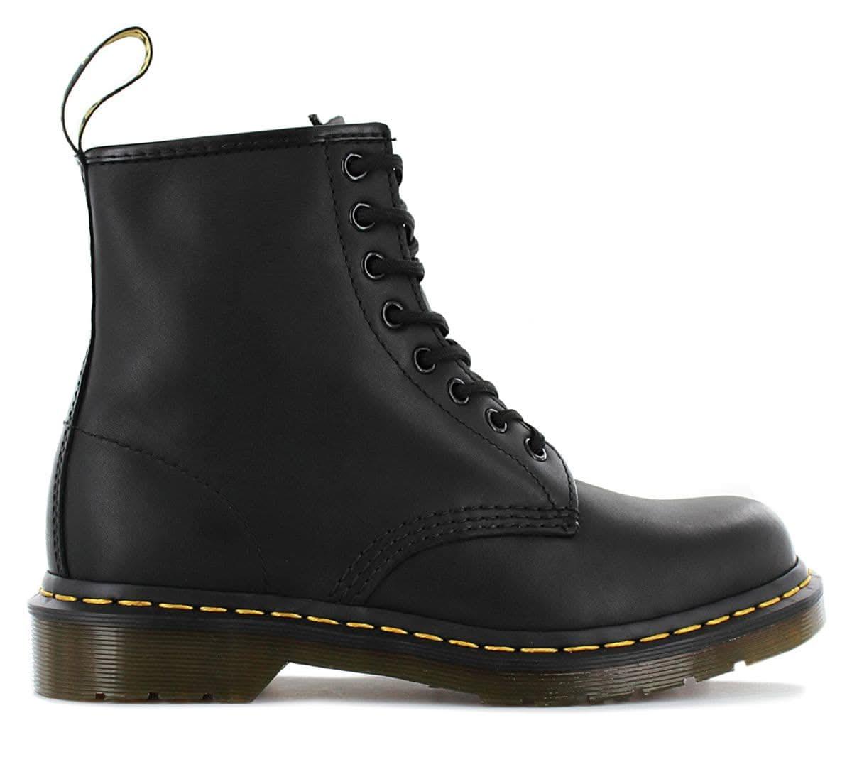 DR. DOC MARTENS 1460 Black Greasy Boots - Stiefel Leder Schwarz 11822003