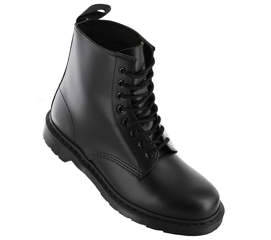 DR. DOC MARTENS 1460 Smooth Mono Milled Leder - Stiefel Boots Schwarz 14353001
