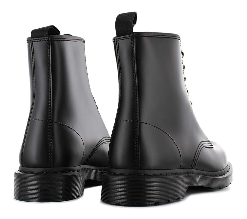 DR. DOC MARTENS 1460 Smooth Mono Milled Leder - Stiefel Boots Schwarz 14353001