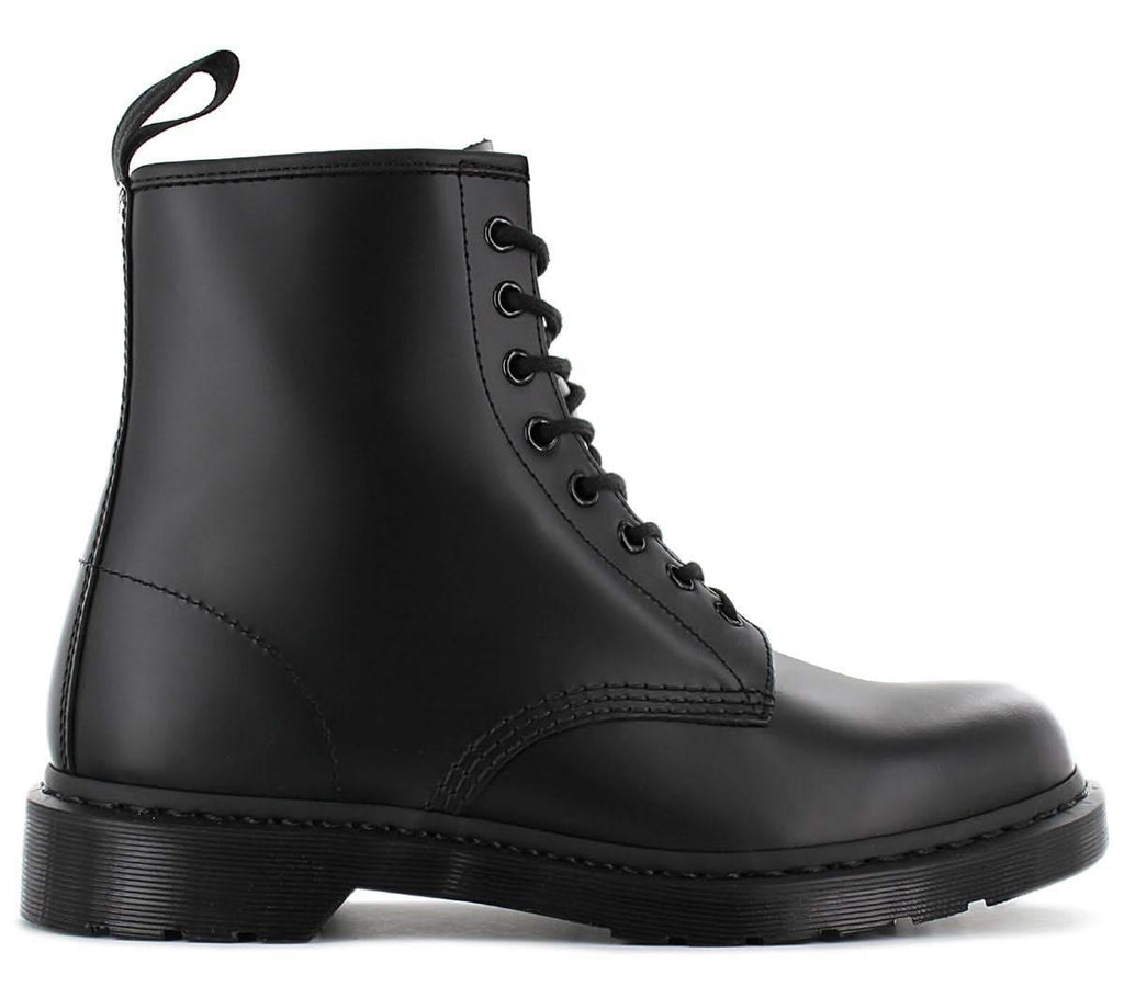 DR. DOC MARTENS 1460 Smooth Mono Milled Leder - Stiefel Boots Schwarz 14353001