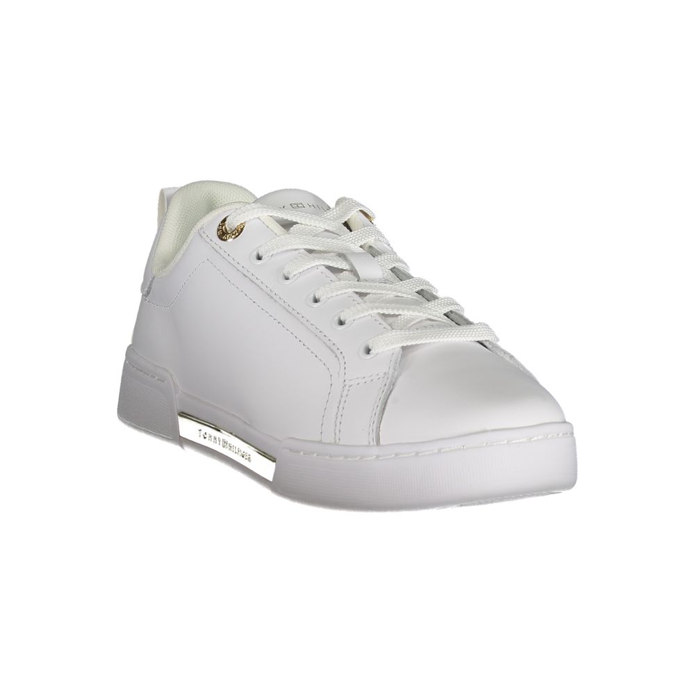 Tommy Hilfiger Bianco Leather Women Sneaker