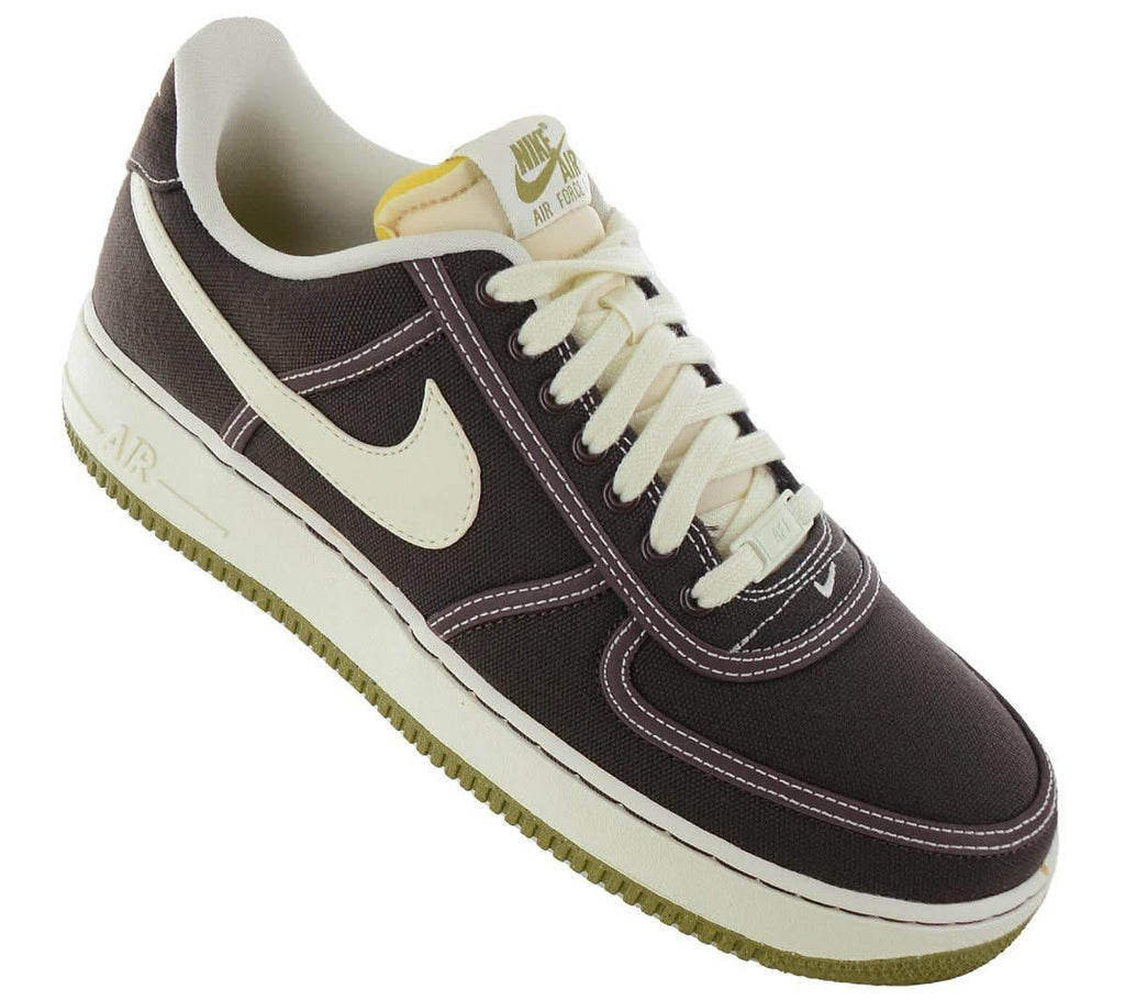 Nike Air Force 1 07 Premium - Sneakers Schuhe Canvas Baroque-Braun CI9349-201