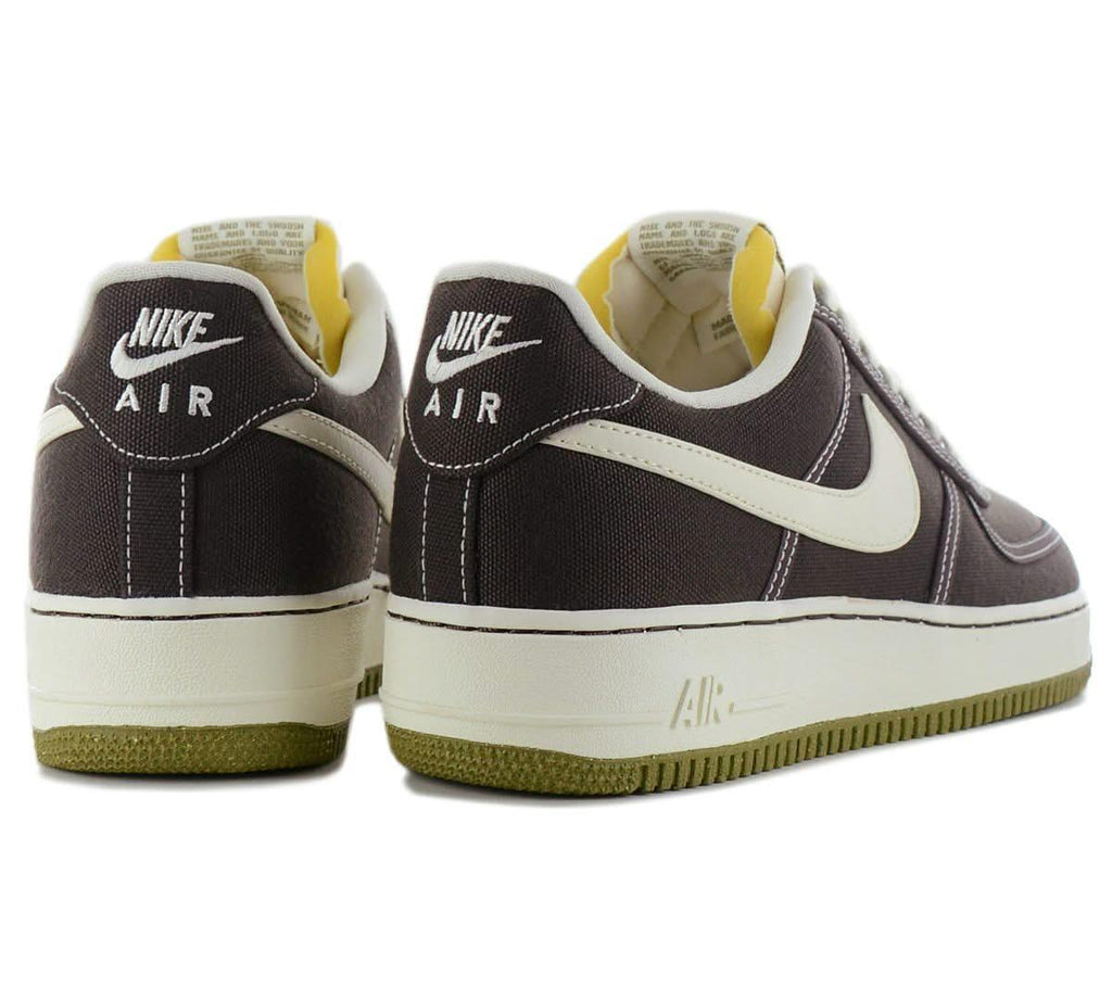 Nike Air Force 1 07 Premium - Sneakers Schuhe Canvas Baroque-Braun CI9349-201