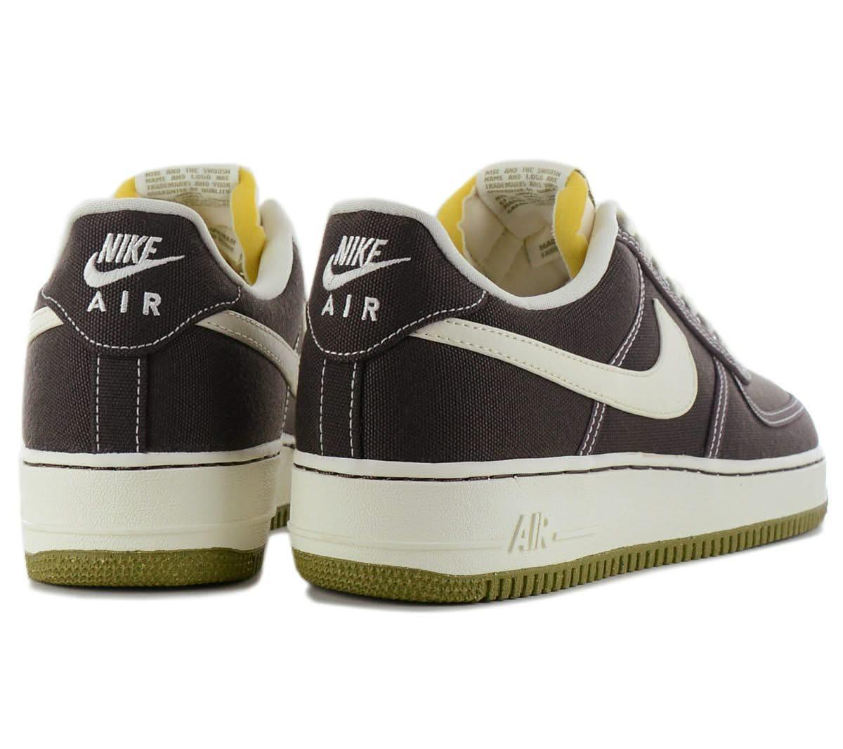 Nike Air Force 1 07 Premium - Sneakers Schuhe Canvas Baroque-Braun CI9349-201