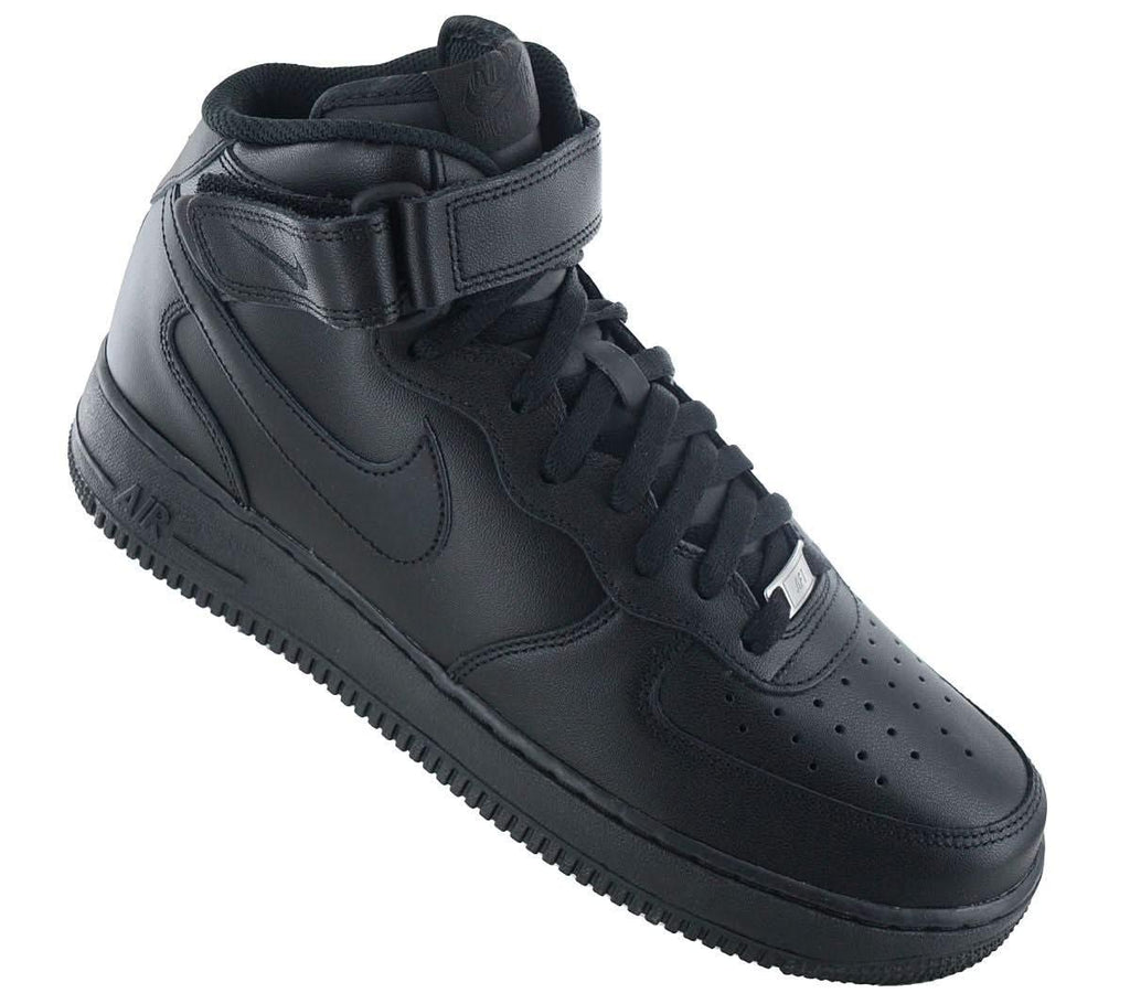 Nike Air Force 1 Mid 07 - Triple Black - Herren Sneakers Schuhe Schwarz CW2289-001