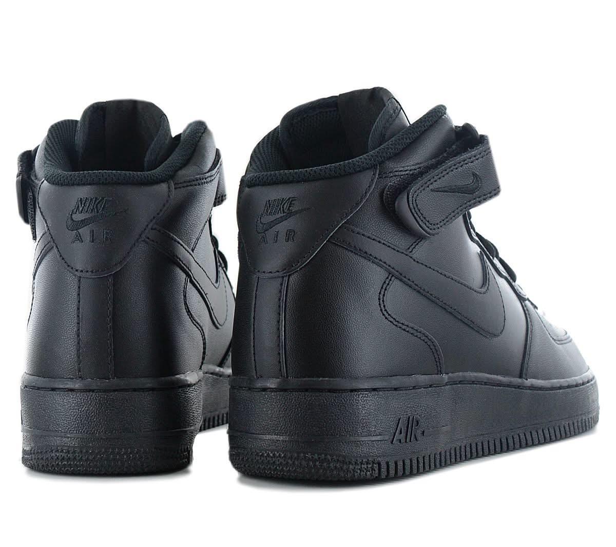 Nike Air Force 1 Mid 07 - Triple Black - Herren Sneakers Schuhe Schwarz CW2289-001