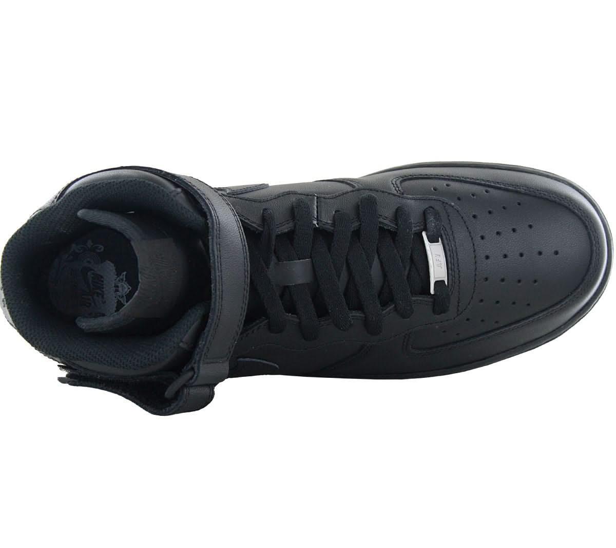 Nike Air Force 1 Mid 07 - Triple Black - Herren Sneakers Schuhe Schwarz CW2289-001