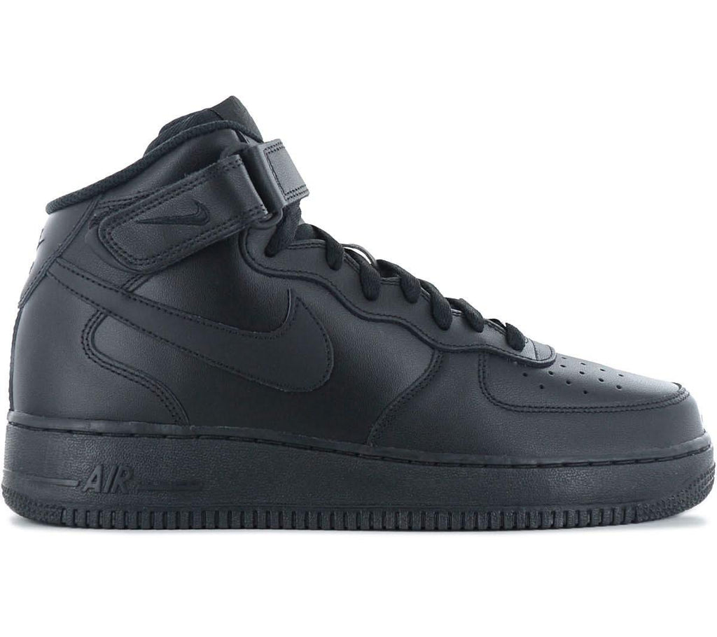 Nike Air Force 1 Mid 07 - Triple Black - Herren Sneakers Schuhe Schwarz CW2289-001