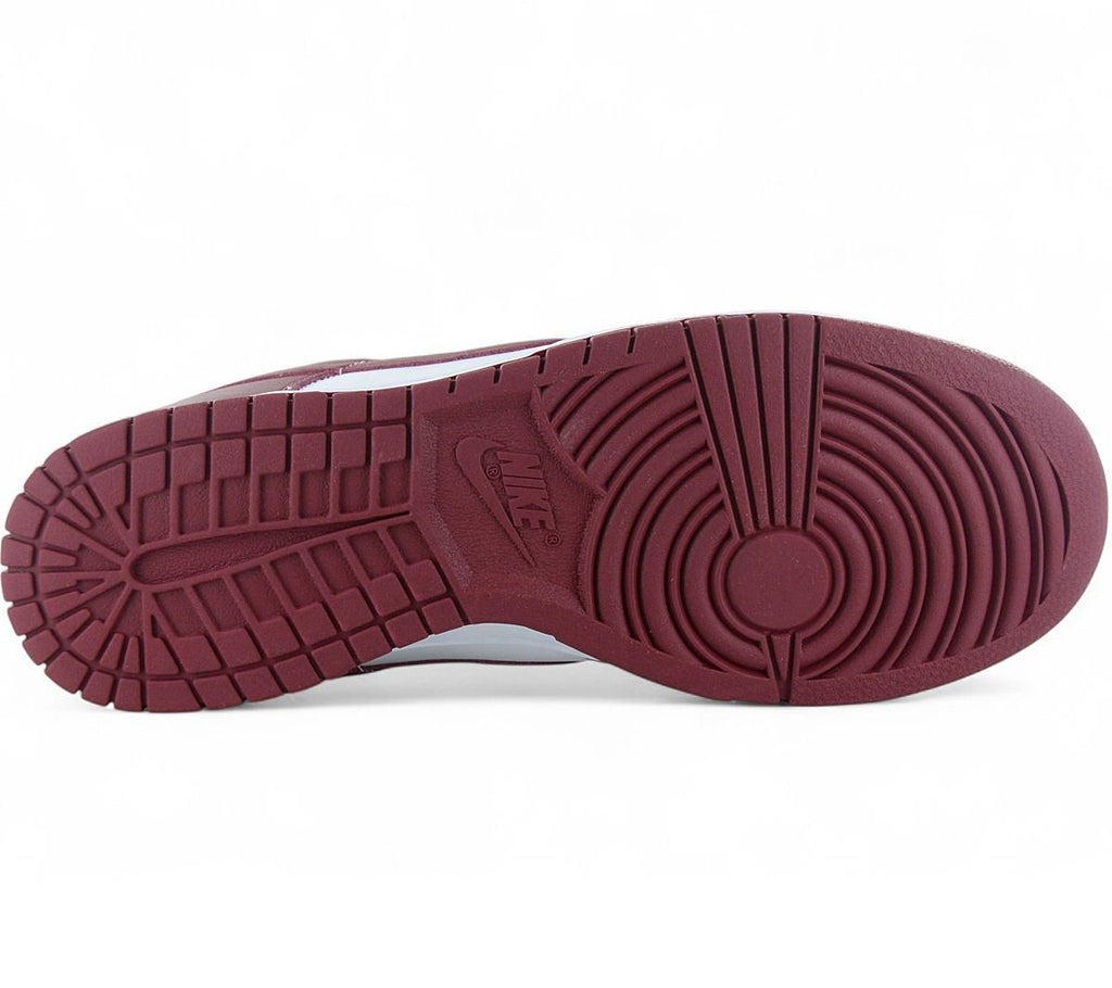 Nike Dunk Low Retro - Herren Sneakers Schuhe Leder Rot-Weiß DD1391-601