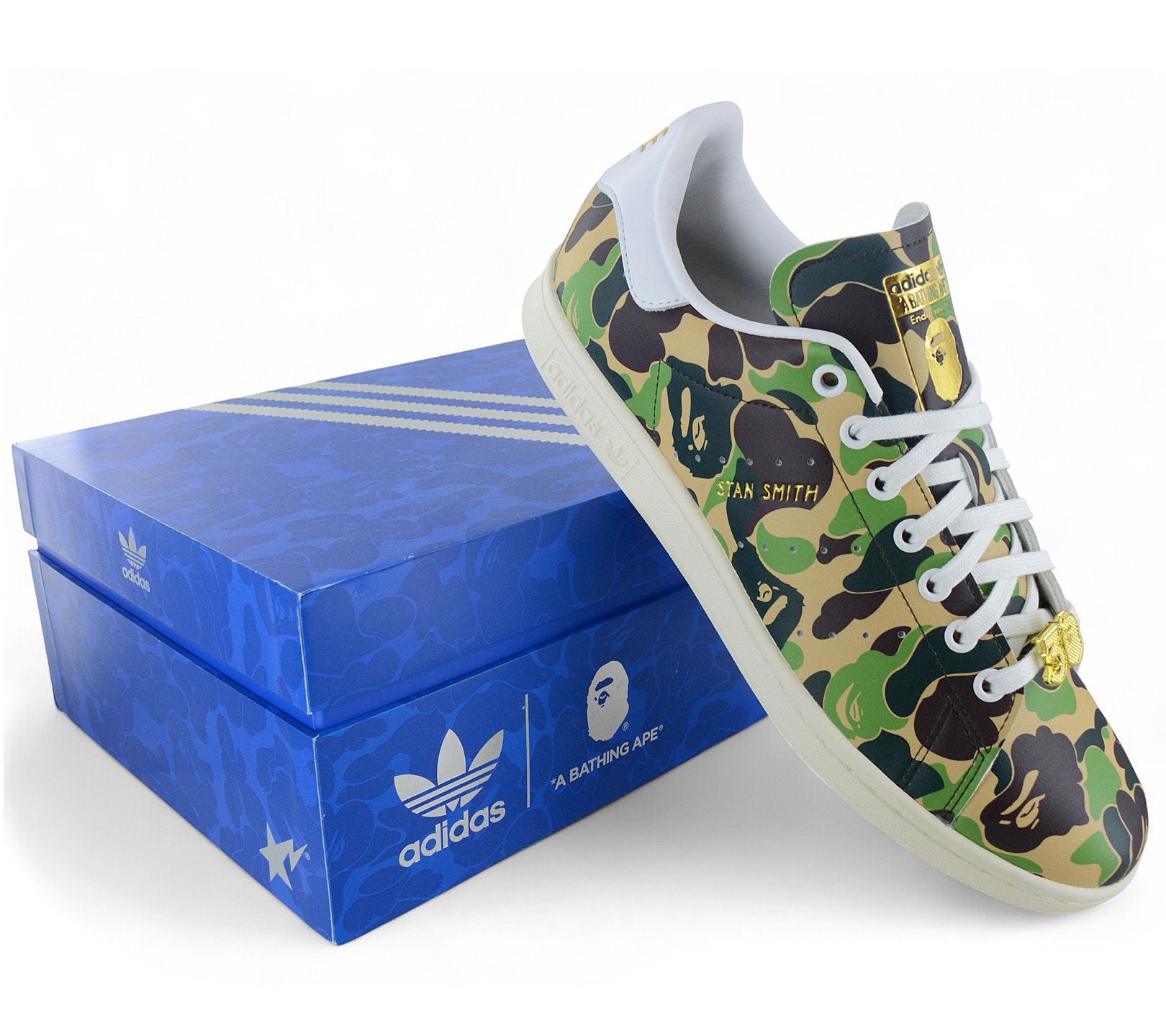 adidas x BAPE - Stan Smith ABC Camo - Herren Schuhe Sneakers Camouflage IG8949