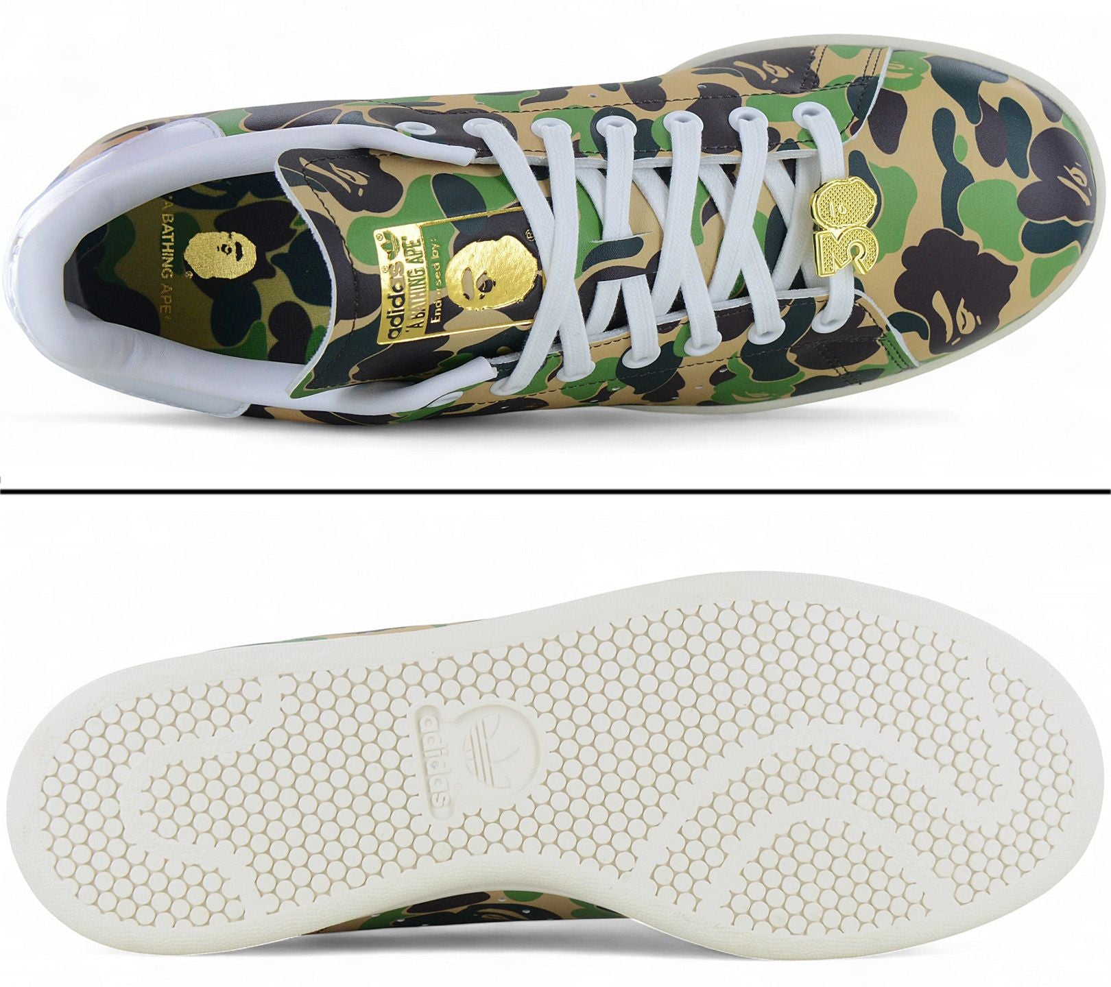 adidas x BAPE - Stan Smith ABC Camo - Herren Schuhe Sneakers Camouflage IG8949