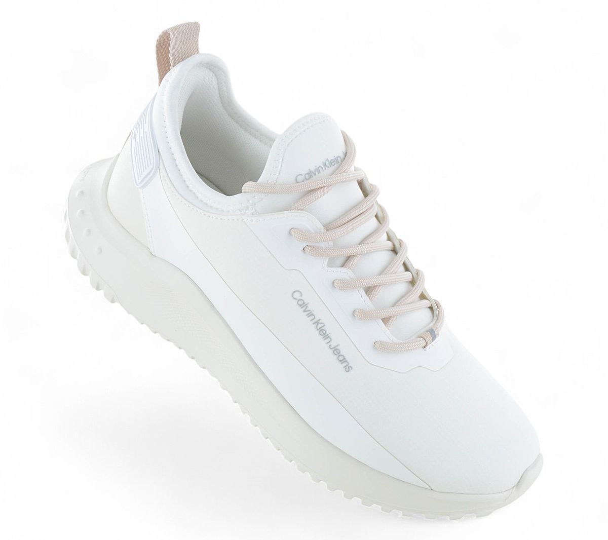 Calvin Klein EVA Runner Sock Mix - Damen Sneakers Schuhe Weiß YW0YW01665