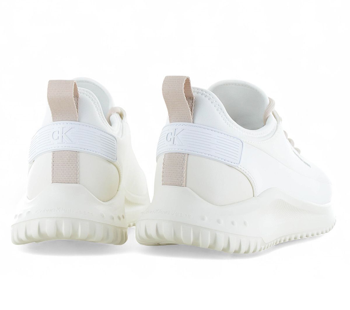 Calvin Klein EVA Runner Sock Mix - Damen Sneakers Schuhe Weiß YW0YW01665